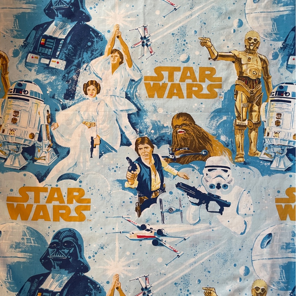 ✨Vintage 1970s Star Wars Twin Bed Sheet✨